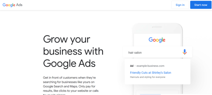 google ads campaign.