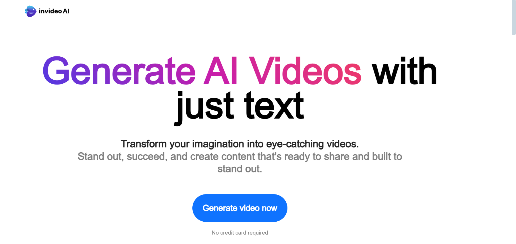 Invideo ai youtube maker